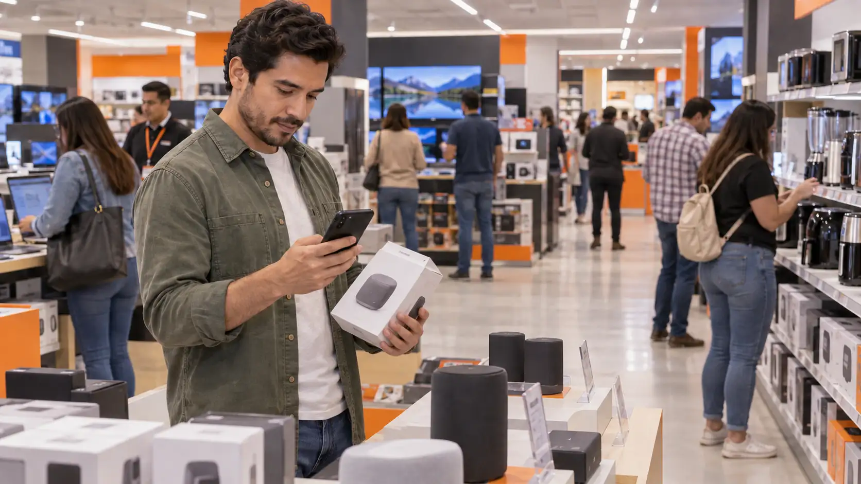 Comportamiento del shopper en el Buen Fin al comparar productos y precios en una tienda