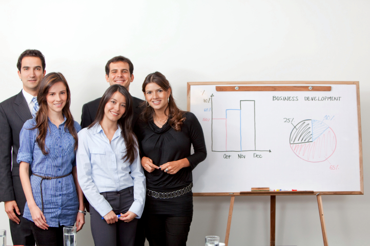 Equipo de trabajo queriendo proponer una gestión de inventarios