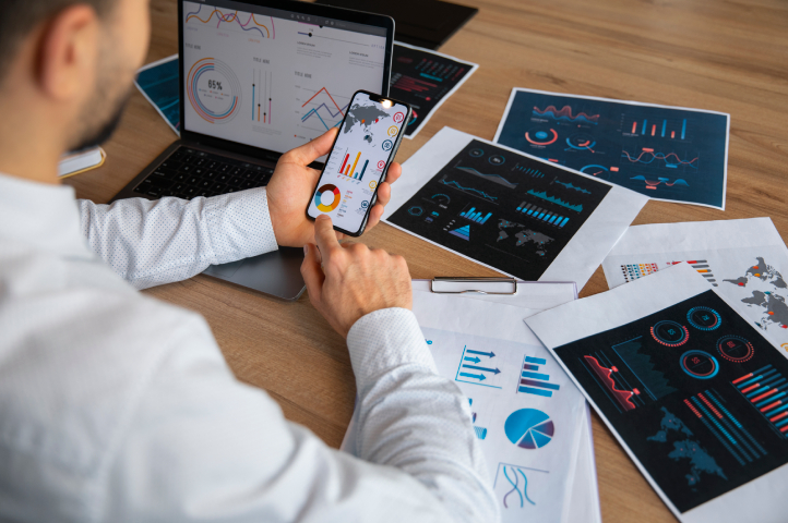 Vista desde arriba de como se aplica la analítica de datos